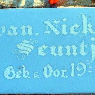 NIEKERK Seuntjie, van 1961-1961