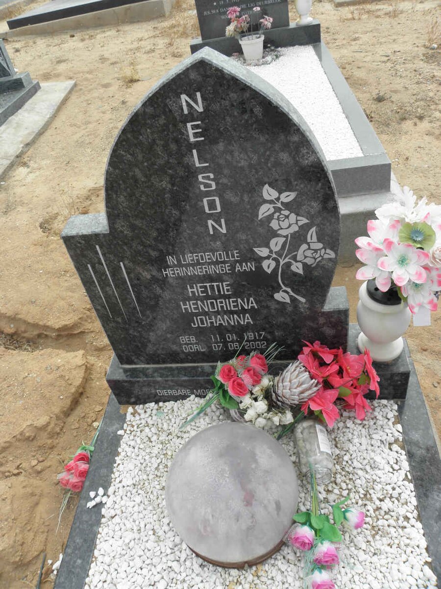 NELSON Hettie Hendriena Johanna 1917-2002