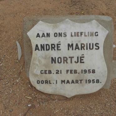 NORTJE Andre Marius 1958-1958
