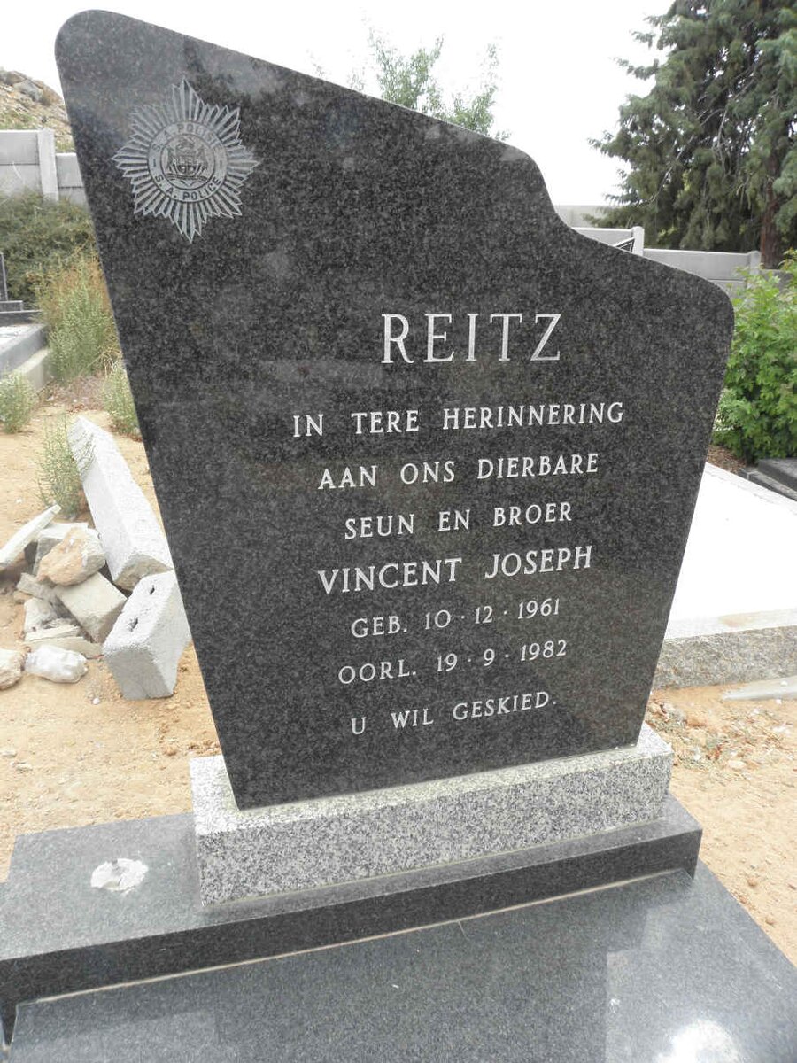 REITZ Vincent Joseph 1961-1982