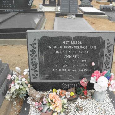 RICH Christo 1973-1990