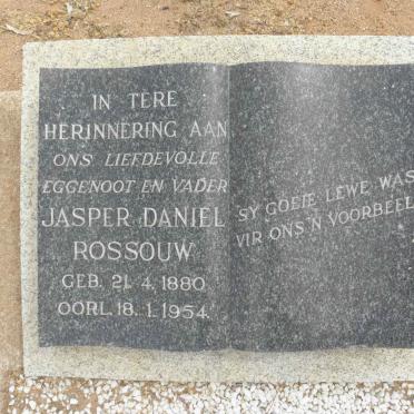 ROSSOUW Jasper Daniel 1880-1954