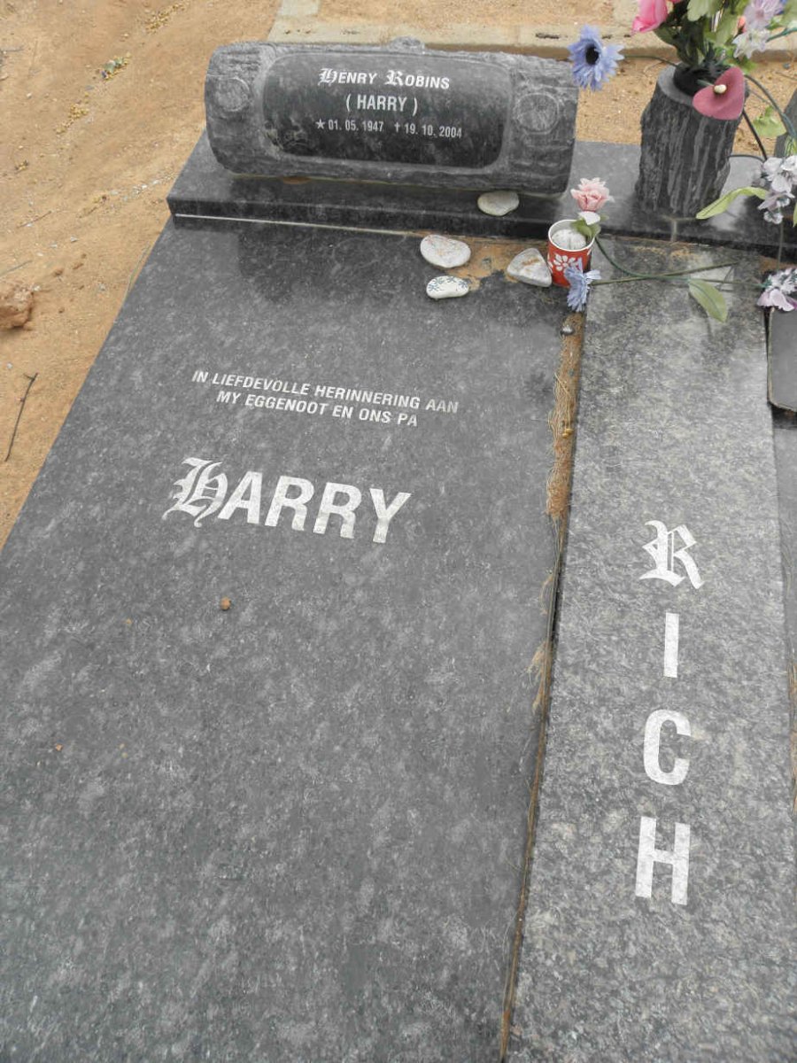 RICH Henry Robins 1947-2004