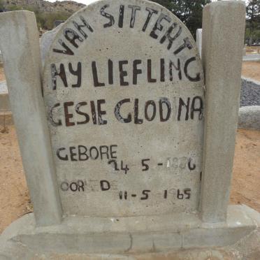 SITTERT Gesie Glodina, van 1886-1965