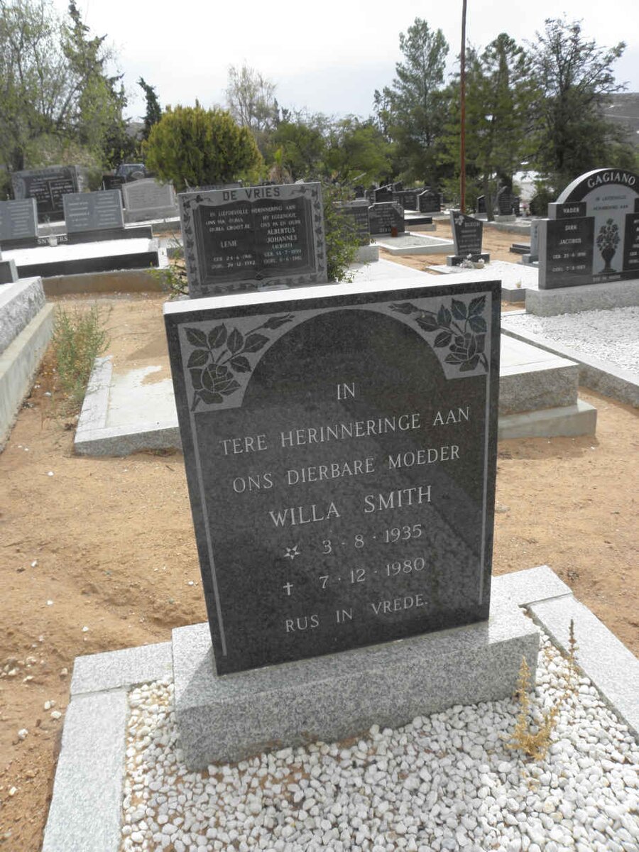 SMITH Willa 1935-1980