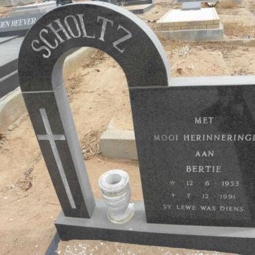 SCHOLTZ Bertie 1953-1991