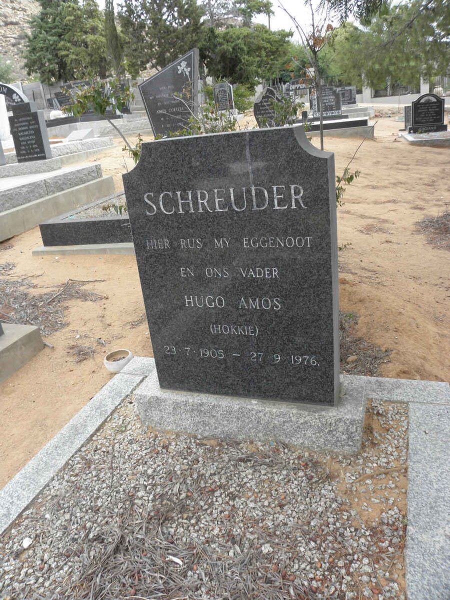 SCHREUDER Hugo Amos 1905-1976