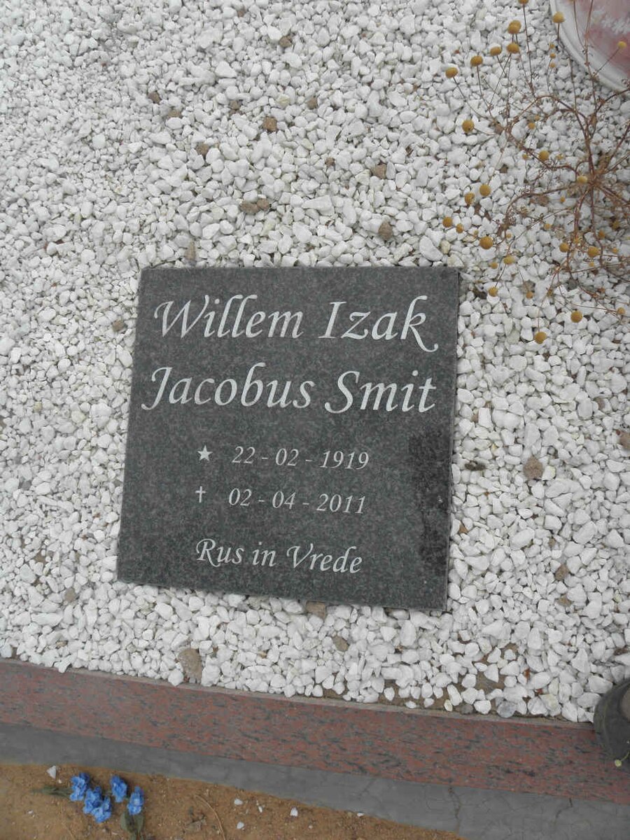 SMIT Willem Izak Jacobus 1919-2011