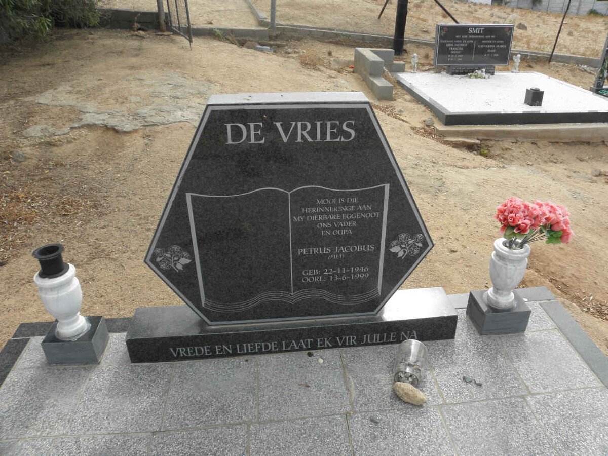 VRIES Petrus Jacobus, de 1946-1999