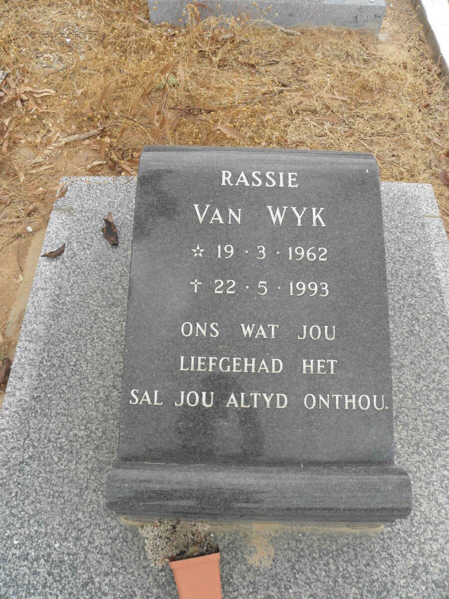 WYK Rassie, van 1962-1993