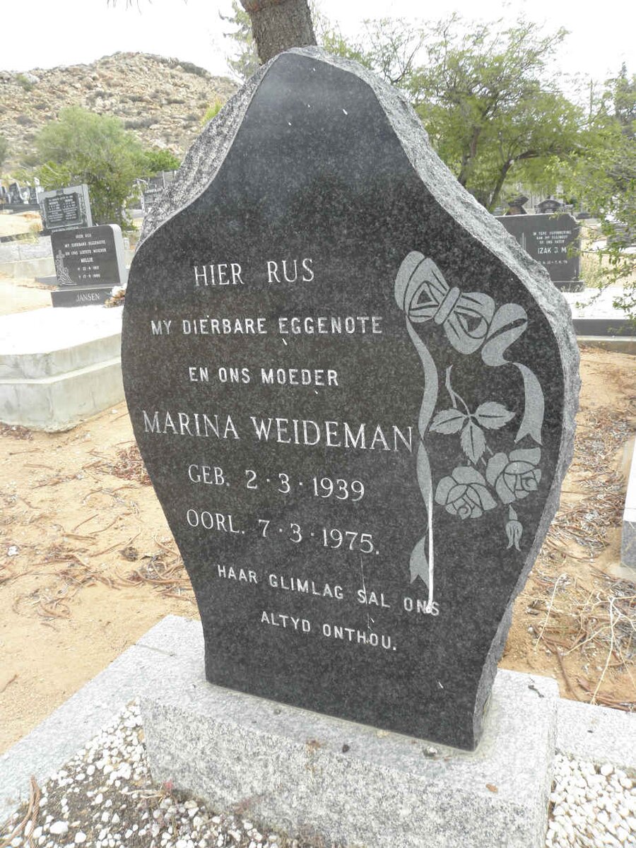 WEIDEMAN Marina 1939-1975
