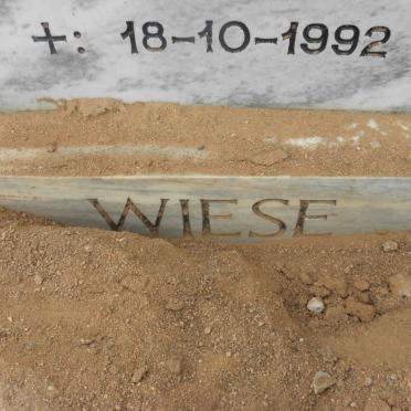 WIESE Eliza Gloudina 1927-1992