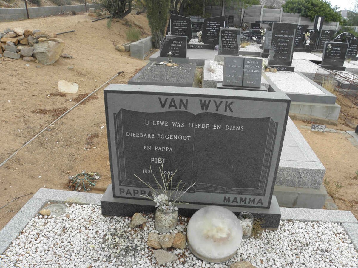 WYK Piet, van 1931-1985