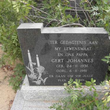 ? Gert Johannes 1936-1981