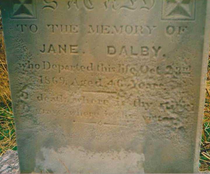 DALBY Jane nee BAUMANN -1869