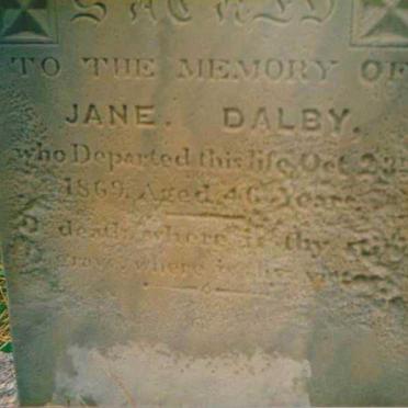 DALBY Jane nee BAUMANN -1869