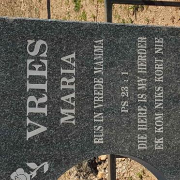 VRIES Maria 1926-2013