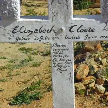 CLOETE Elizabeth 1895-1972