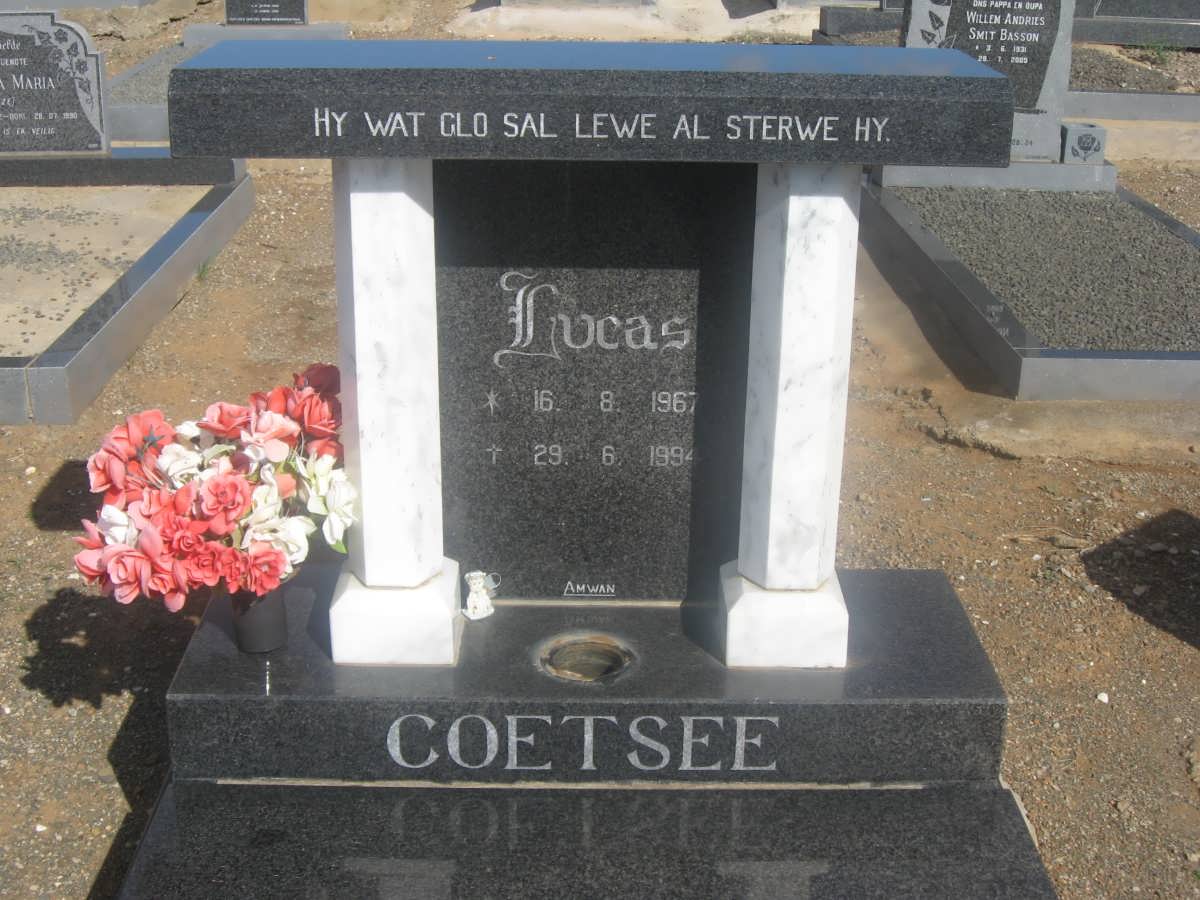 COETSEE Lucas 1967-1994