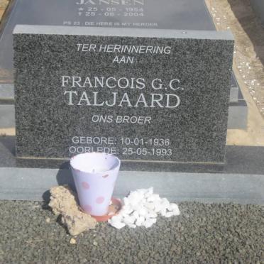 TALJAARD Francois G.C. 1936-1993