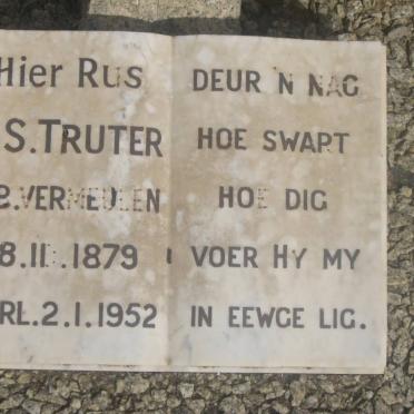 TRUTER H.S. nee VERMEULEN 1879-1952