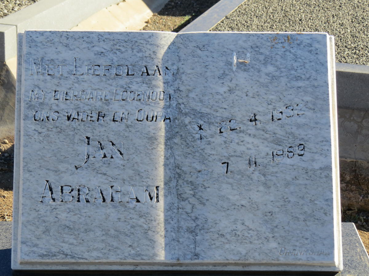 FOURIE Jan Abraham 1932-1989