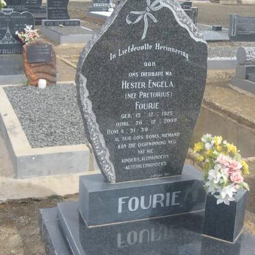 FOURIE Jan Andries Stephanus 1924-1969 &amp; Hester Engela PRETORIUS 1925-2009