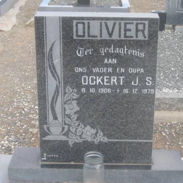 OLIVIER Ockert J.S. 1906-1979 &amp; Margrieta J. 1911-1987