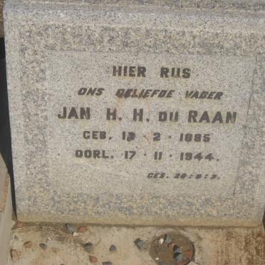 RAAN Jan H.H., du 1885-1944