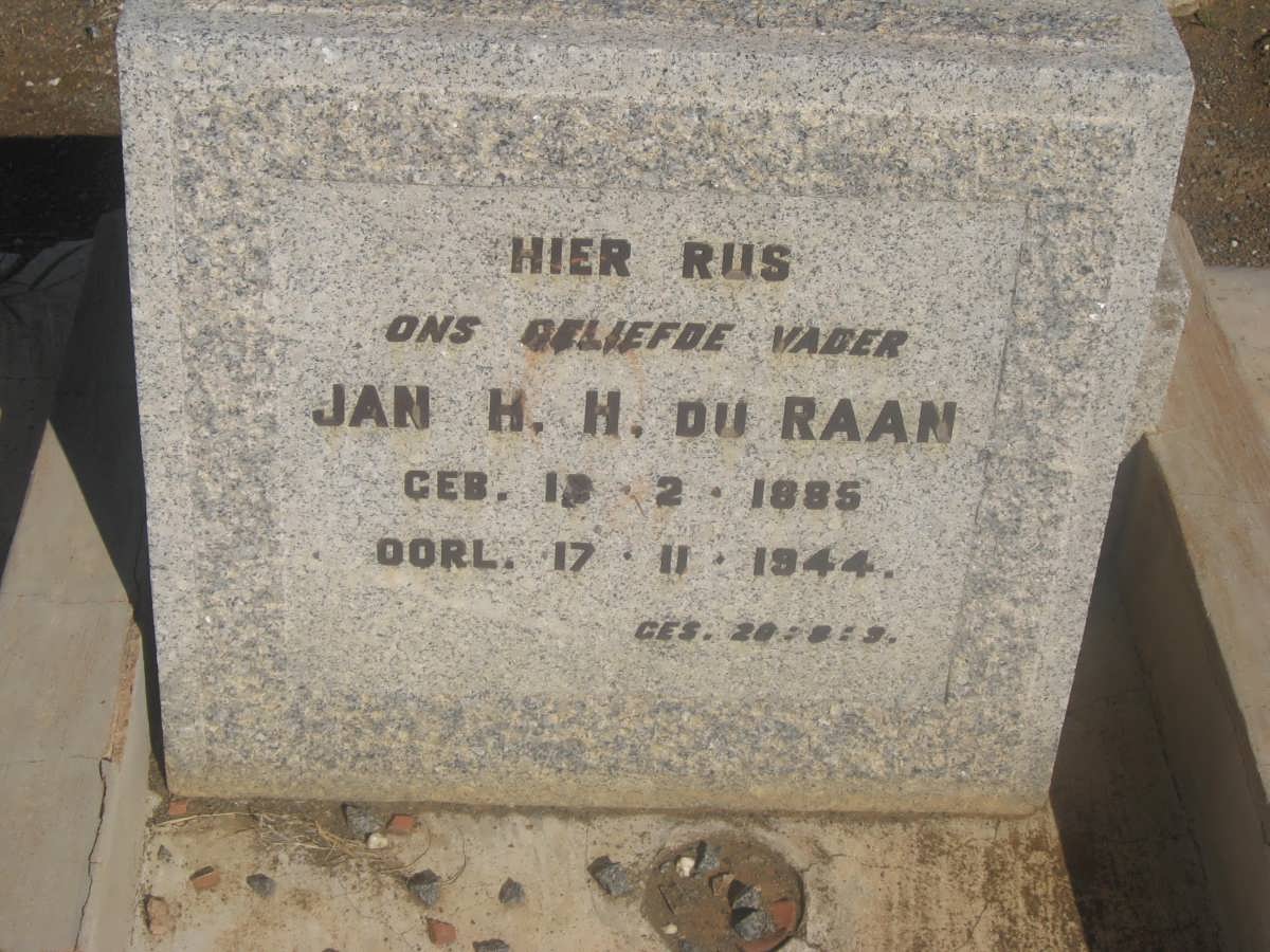 RAAN Jan H.H., du 1885-1944