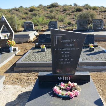 WIID Pieter J. 1927-1984 &amp; Johanna S.M.G. 1931-2010