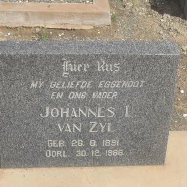 ZYL Johannes L., van 1891-1966