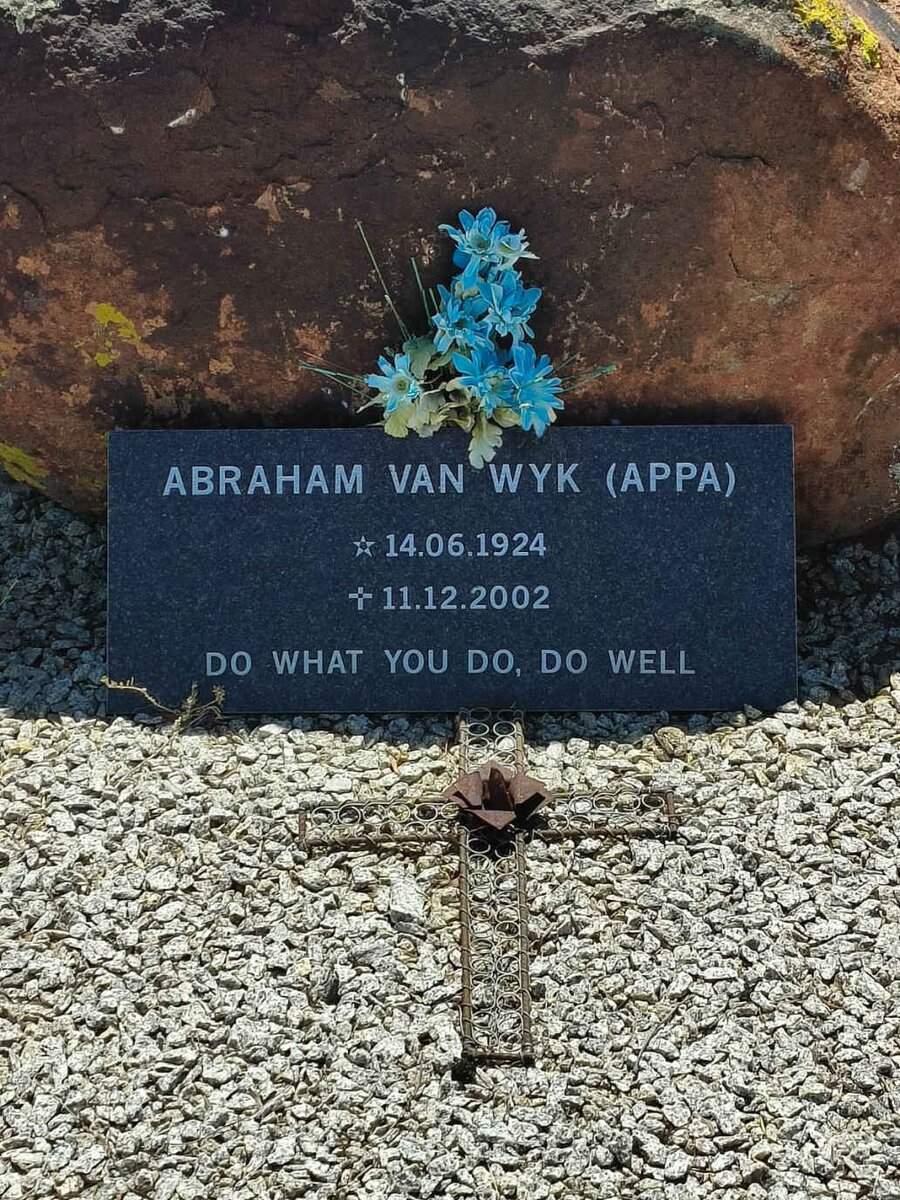 WYK Abraham, van 1924-2002