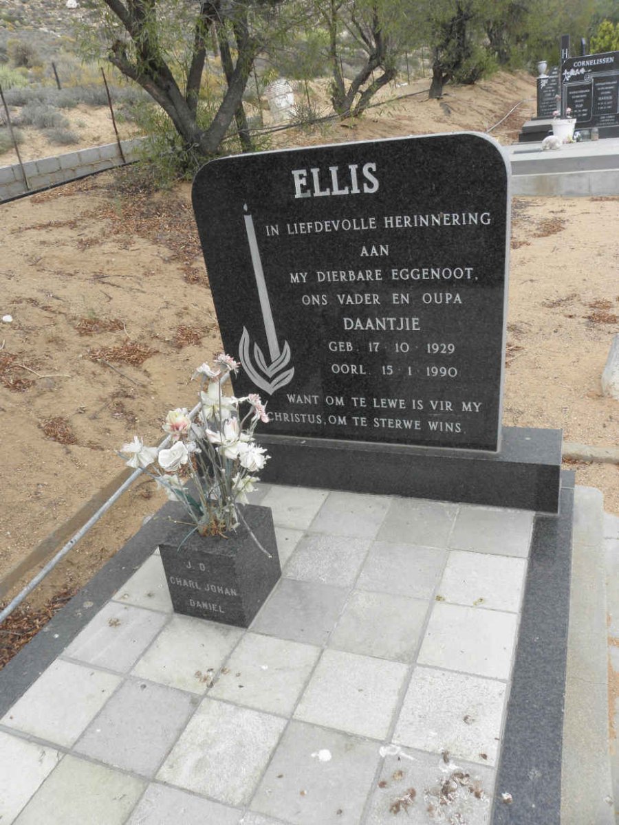 ELLIS Daantjie 1929-1990