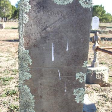 IMMELMAN Anna Fransina nee ESTERHUIZEN 1841-1902