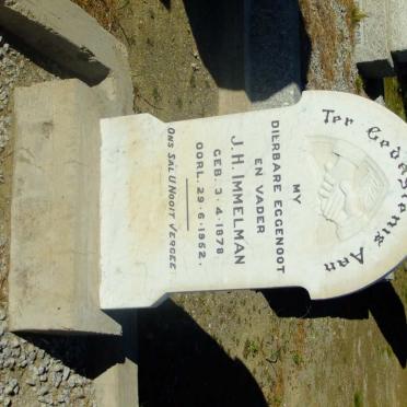 IMMELMAN J.H. 1878-1952