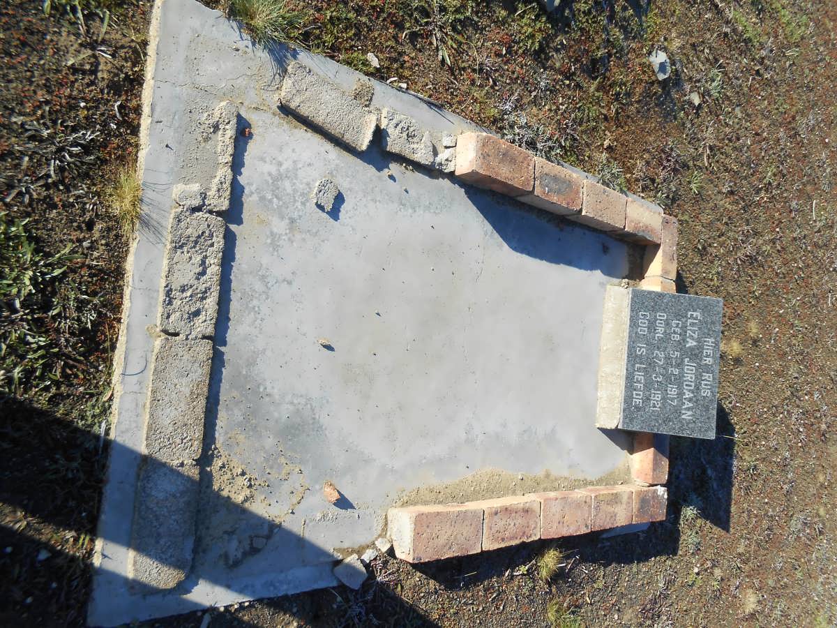 JORDAAN Eliza 1917-1921