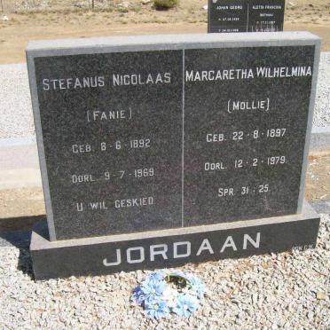 JORDAAN Stefanus Nicolaas 1892-1969 &amp; Margaretha Wilhelmina 1897-1979