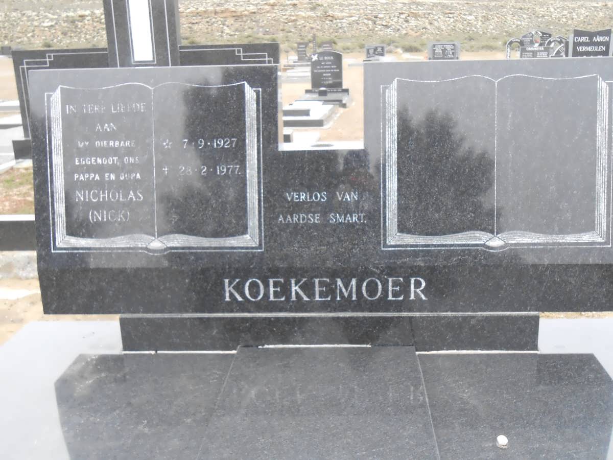 KOEKEMOER Nicholas 1927-1977