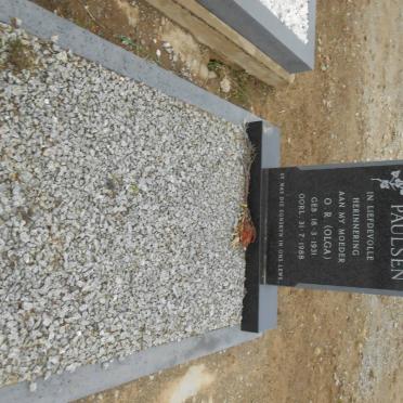 PAULSEN Olga R. 1931-1988