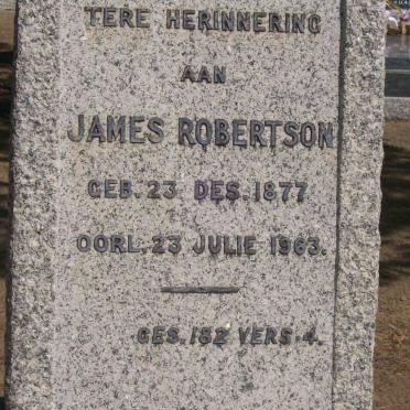 ROBERTSON James 1877-1963 &amp; Wilhelmina P. STADLER 1879-1956