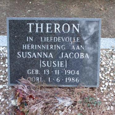 THERON Susanna Jacoba 1904-1986