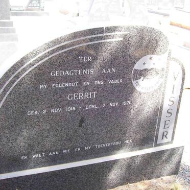 VISSER Gerrit 1918-1971