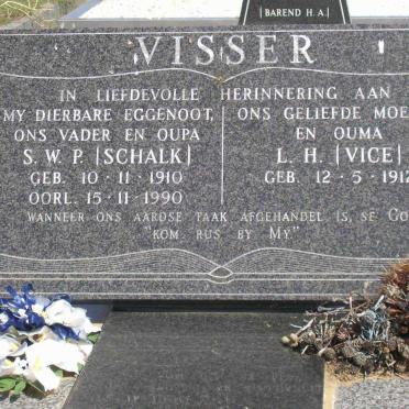 VISSER S.W.P. 1910-1990 &amp; L.H. 1912-2006