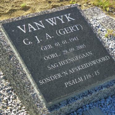 WYK G.J.A., van 1941-2005