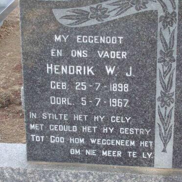 WYK Hendrik W.J., van 1898-1967 &amp; Carolina M. 1904-1987