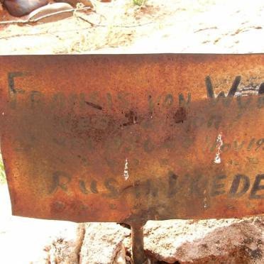 WYK Fransis, van -1956