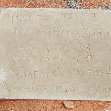 VISAGIE Nicolaas Petrus 1958-1960