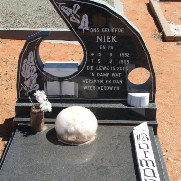 BORMAN Niek 1952-1998