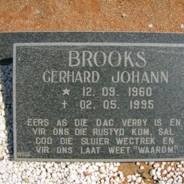 BROOKS Gerhard Johann 1960-1995